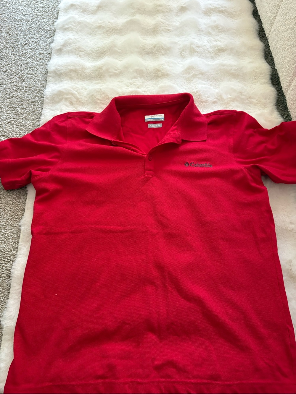 Columbia Red Polo Shirt